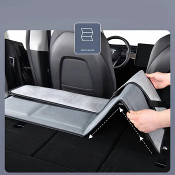 Автомобилна универсална задна подложка за спане Сгъваема удължителна дъска Удължен модел Багажник Спален къмпинг матрак Защита за глава за кола