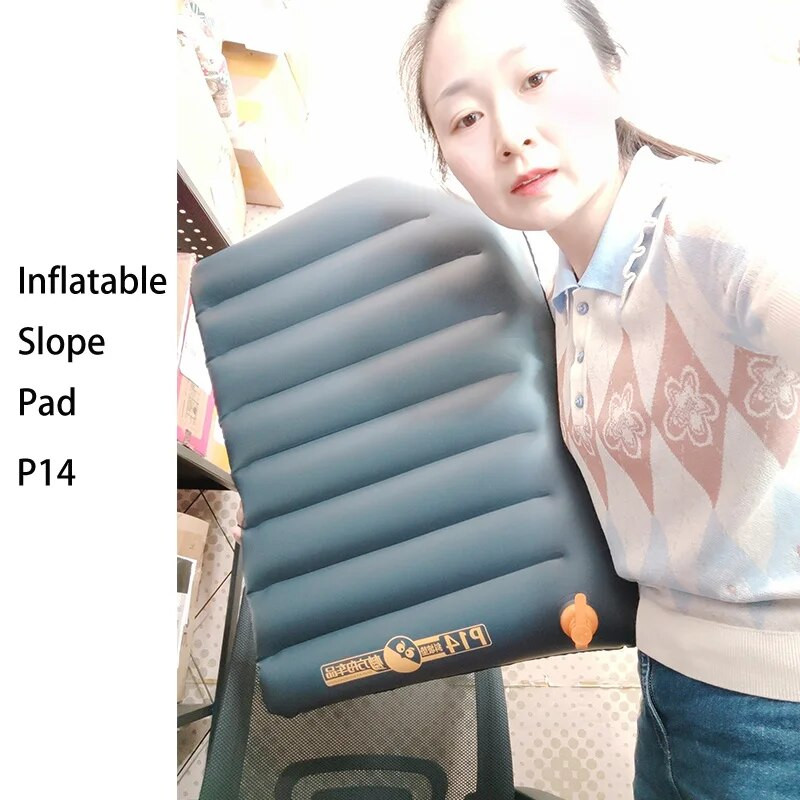 Automašīnas piepūšamais slīpuma paliktnis, matēts, tāls ceļojuma gulēšanas piederumu dizains. Noplūdes necaurlaidīga piepūšanas sprauslas vārsta moduļa P14 dizains