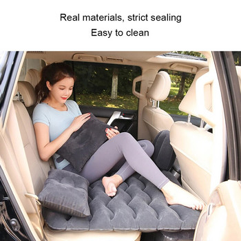 Φουσκωτό στρώμα Air Sleep Rest Car SUV Κρεβάτι ταξιδιού Κάθισμα αυτοκινήτου Κρεβάτι πολλαπλών λειτουργιών για υπαίθριο κάμπινγκ Beach Universal