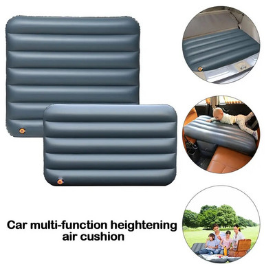 100x90x15cm Car Iatable Mattress Portable Travel Camping Air Bed Foldable Trunk Cushion Waterproof & Durable Car Accessories
