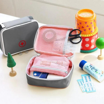 Нова функция Органайзери за комплект за първа помощ Спешни лекарства Памучен плат Медицинска чанта Калъф за хапчета Сплитер Кутия Аксесоари за пътуване 1 БР.