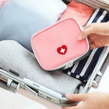 Нова функция Органайзери за комплект за първа помощ Спешни лекарства Памучен плат Медицинска чанта Калъф за хапчета Сплитер Кутия Аксесоари за пътуване 1 БР.