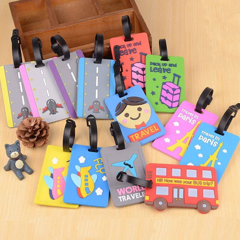 1 ΤΕΜ. Creative αεροπλάνο & αποσκευές αυτοκινήτου Αξεσουάρ ταξιδιού Ετικέτα Silica Gel Βαλίτσα ID Διευθύνσεις Κάτοχος αποσκευών Ετικέτα επιβίβασης φορητή ετικέτα