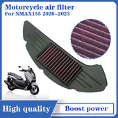Motocikla augstas plūsmas gaisa tīrīšanas lielas plūsmas gaisa attīrītāja filtra elements priekš NMAX155 NMAX 155 2020-2023 2019 motociklu piederumi