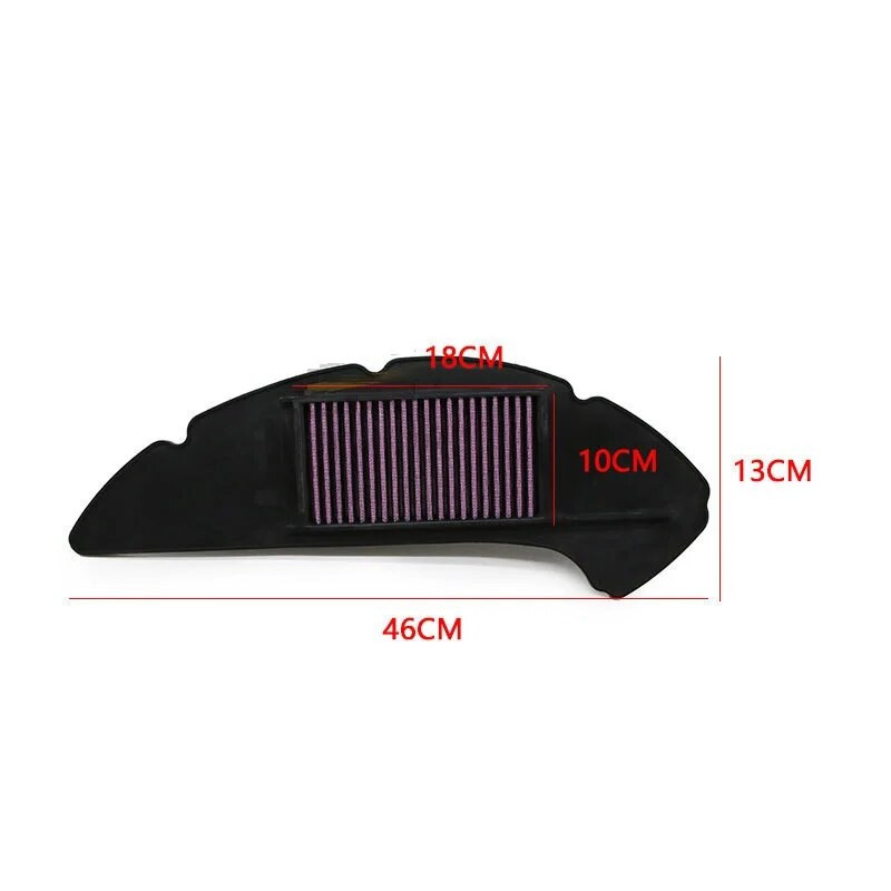 Motocikla augstas plūsmas gaisa tīrīšanas lielas plūsmas gaisa attīrītāja filtra elements priekš NMAX155 NMAX 155 2020-2023 2019 motociklu piederumi