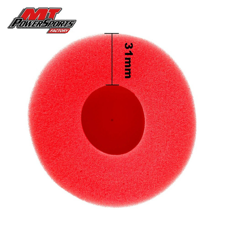 Elkoņa kakla putu gaisa filtrs priekš Suzuki ATV LT-F250 sūkļa tīrītāja mopēda motorollera netīrumu bedre Motociklu piederumu daļas