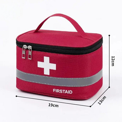 Pārnēsājama uzglabāšanas soma Pirmās palīdzības neatliekamās medicīniskās palīdzības soma āra tablešu izdzīvošanas organizatora avārijas komplekti Ceļojumu piederumu komplekts