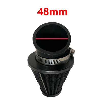 Universaalne mootorratta õhufilter 28mm 35mm 39mm 42mm 48mm 45-kraadine painutusõhu sisselaskefiltrid Mootorrattatarvikud Yamaha JOG jaoks