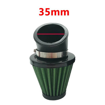 Universaalne mootorratta õhufilter 28mm 35mm 39mm 42mm 48mm 45-kraadine painutusõhu sisselaskefiltrid Mootorrattatarvikud Yamaha JOG jaoks