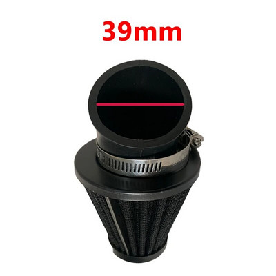 Universaalne mootorratta õhufilter 28mm 35mm 39mm 42mm 48mm 45-kraadine painutusõhu sisselaskefiltrid Mootorrattatarvikud Yamaha JOG jaoks