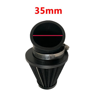 Universaalne mootorratta õhufilter 28mm 35mm 39mm 42mm 48mm 45-kraadine painutusõhu sisselaskefiltrid Mootorrattatarvikud Yamaha JOG jaoks