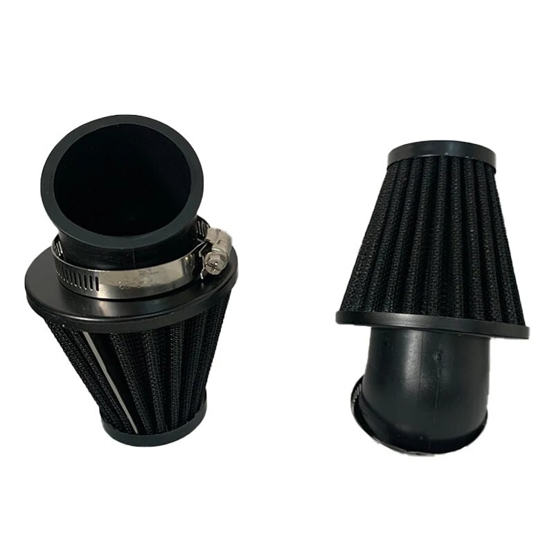 Universāls motocikla gaisa filtrs 28mm 35mm 39mm 42mm 48mm 45 grādu gaisa ieplūdes filtri Motociklu piederumi Yamaha JOG