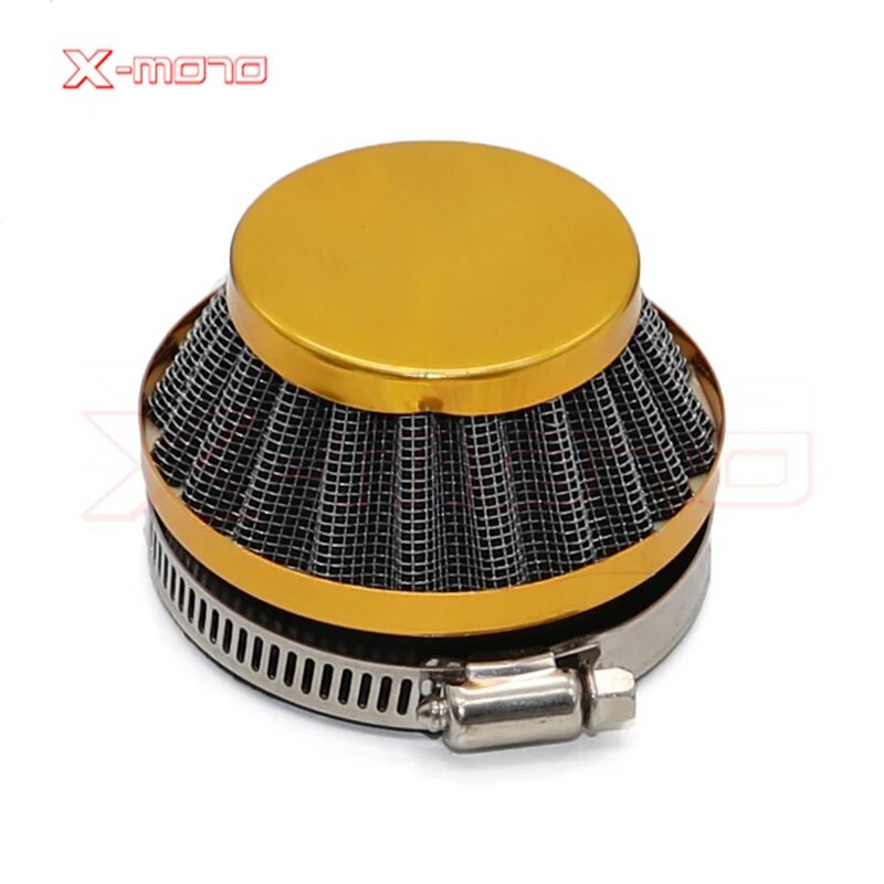 Vairāku krāsu gaisa attīrītāja filtrs 58 mm 47cc 49cc 2 taktu dzinējam karburatoram Carb Mini Moto Kids Quad ATV Dirt Pocket Bike