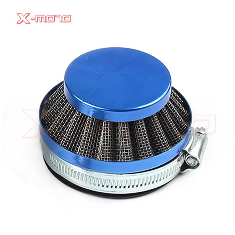 Vairāku krāsu gaisa attīrītāja filtrs 58 mm 47cc 49cc 2 taktu dzinējam karburatoram Carb Mini Moto Kids Quad ATV Dirt Pocket Bike