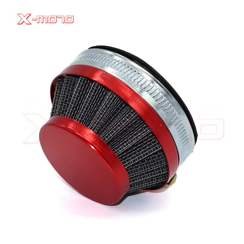 Vairāku krāsu gaisa attīrītāja filtrs 58 mm 47cc 49cc 2 taktu dzinējam karburatoram Carb Mini Moto Kids Quad ATV Dirt Pocket Bike