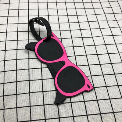 Silikagela bagāžas etiķete Radoši ceļojumu aksesuāri Karikatūra Pludmales Koferis ID Adrese Kartes turētājs Bagāžas Iekāpšanas Pārnēsājama Uzlīme