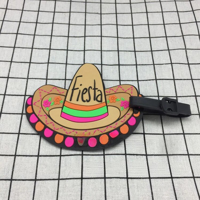 Silikagela bagāžas etiķete Radoši ceļojumu aksesuāri Karikatūra Pludmales Koferis ID Adrese Kartes turētājs Bagāžas Iekāpšanas Pārnēsājama Uzlīme