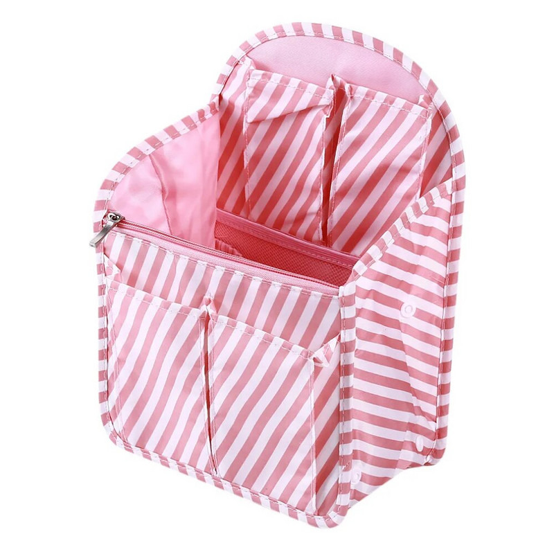 Mugursomas ieliktnis Organizators Ievietošanas soma somā Nodalījuma šķirošanas soma Ceļojumu rokassomu Uzglabāšana Apdares pakete Ceļojumu piederumi