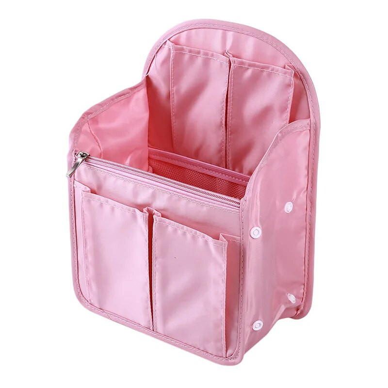 Mugursomas ieliktnis Organizators Ievietošanas soma somā Nodalījuma šķirošanas soma Ceļojumu rokassomu Uzglabāšana Apdares pakete Ceļojumu piederumi