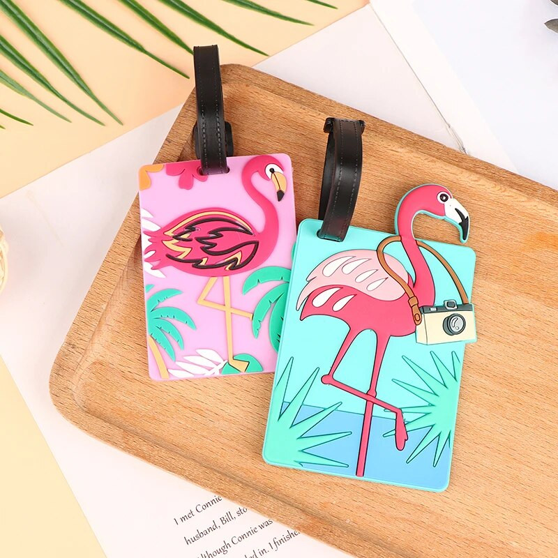 Χαριτωμένη ετικέτα αποσκευών Creative Corgi & Cat βαλίτσα Silicon Φορητή τσάντα θήκης ετικετών ταξιδιού