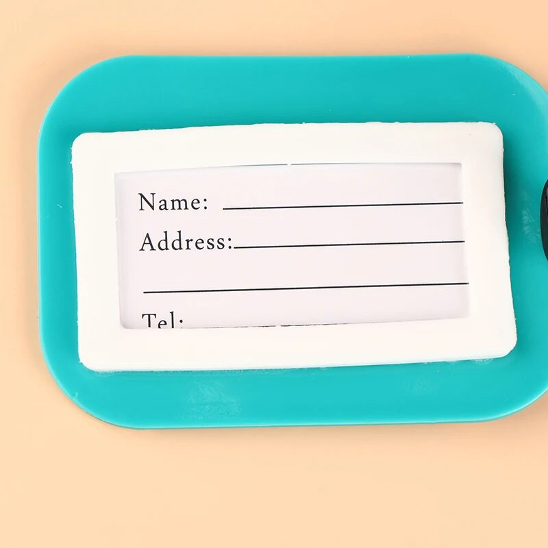 Χαριτωμένη ετικέτα αποσκευών Creative Corgi & Cat βαλίτσα Silicon Φορητή τσάντα θήκης ετικετών ταξιδιού