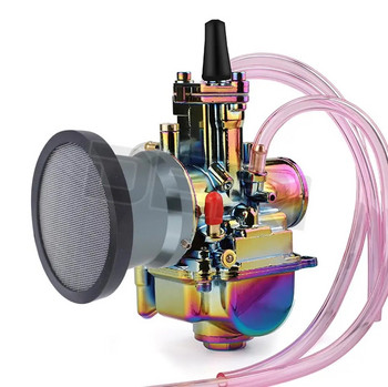 Мотоциклетен въздушен филтър Wind Horn Cup Alloy Trumpet With Guaze Mesh filtre a air moto За PWK 2T/4T 32mm 34mm карбуратор