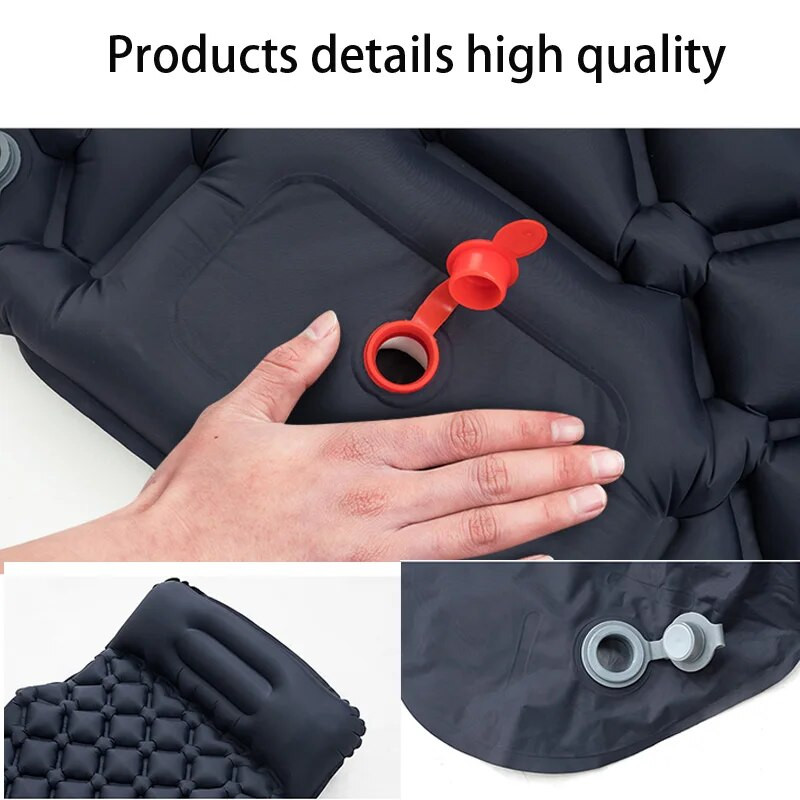 Āra riteņbraukšana kempinga spilvens automašīnas matracis gulēšanai automātisks gaisa matrača piederumi ceļojumu matracis piepūšamā gulta 8 stilā