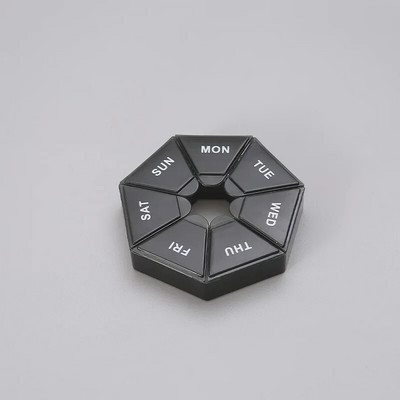 1 τεμ. 7 Days Pill Medicine Box Εβδομαδιαία θήκη για ταμπλέτες Φορητό Mini Travel Mini Small Pill Box Θήκες για χάπια Δοχείο οργάνωσης αποθήκευσης