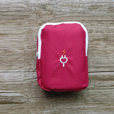 Ceļojumu sīkrīku organizatora soma Pārnēsājama digitālā kabeļa soma Elektronika Piederumi Glabāšanas soma maisiņš USB strāvas bankai