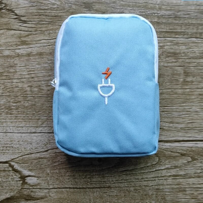 Ceļojumu sīkrīku organizatora soma Pārnēsājama digitālā kabeļa soma Elektronika Piederumi Glabāšanas soma maisiņš USB strāvas bankai