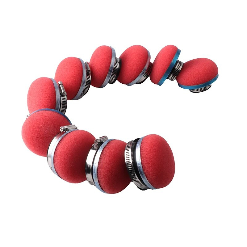 Mootorratta 28/32/35/38/42/45/50/54/58MM Stright vahtplastist õhufiltri käsnapuhastusvahend kahetaktilise mootoriga taskuratta minimootorratta jaoks