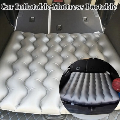 Φουσκωτό στρώμα αυτοκινήτου Φορητό ταξιδιωτικό κρεββάτι αέρα πτυσσόμενο μαξιλάρι πορτμπαγκάζ Αξεσουάρ αυτοκινήτου