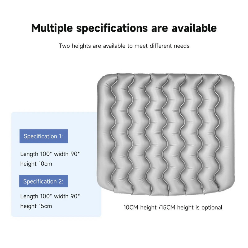 Automašīnas piepūšamais matracis Pārnēsājams ceļojumu kempings Gaisa gulta Salokāms bagāžnieka spilvens Automašīnu piederumi