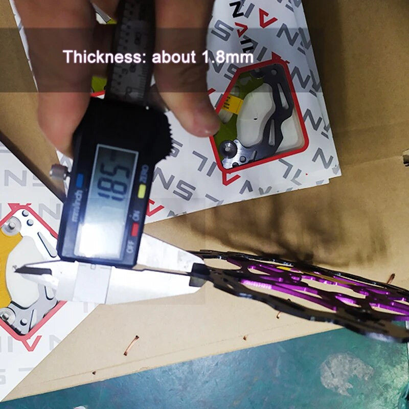 NFOX velosipēda disku bremžu kluči 160 180 203 mm alumīnija sakausējums 6 naglu rotors Mtb šosejas velosipēdu peldošās daļas Aksesuāri SNAIL Disk Moto