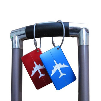 Μεταλλικές ετικέτες αποσκευών επιβίβασης Κάρτα αποσκευών αεροπλάνου Αποσκευή βαλίτσα Ταυτότητα διεύθυνσης Όνομα Κάτοχος σακιδίου επιβίβασης Ετικέτα επιβίβασης