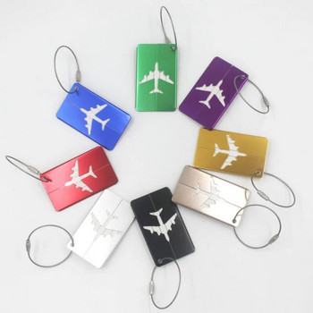 Метални етикети за багаж Багажна карта за борд на самолет Багаж Куфар ID Адрес Име Държач Раница Борден етикет Държач за етикет
