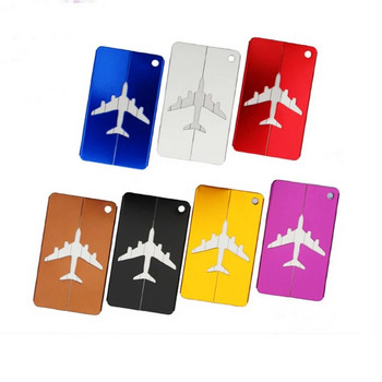 Метални етикети за багаж Багажна карта за борд на самолет Багаж Куфар ID Адрес Име Държач Раница Борден етикет Държач за етикет