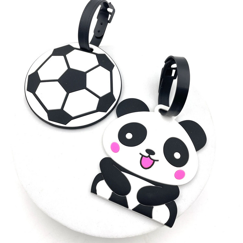 1PC Jaunākie ceļojumu piederumi Bagāžas etiķete Radoša vienradzis čemodāns modes stila silikagela pārnēsājama ceļojumu etiķete