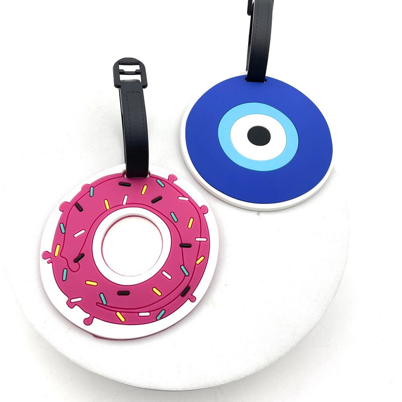 1PC Jaunākie ceļojumu piederumi Bagāžas etiķete Radoša vienradzis čemodāns modes stila silikagela pārnēsājama ceļojumu etiķete