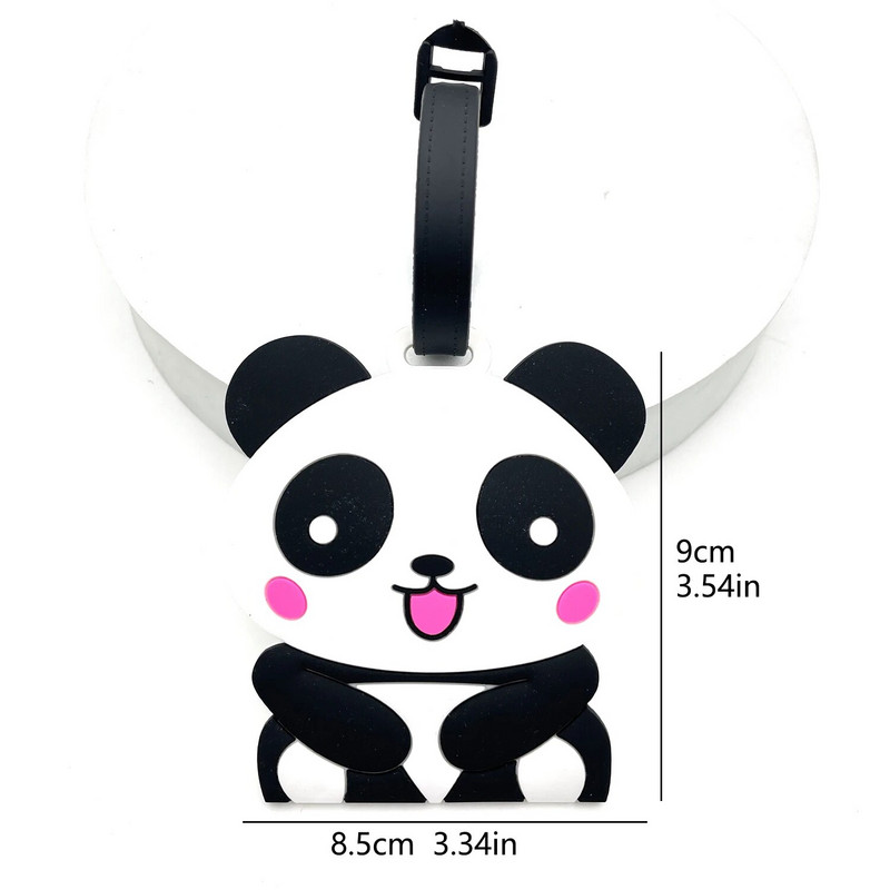 1PC Jaunākie ceļojumu piederumi Bagāžas etiķete Radoša vienradzis čemodāns modes stila silikagela pārnēsājama ceļojumu etiķete