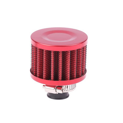 1PC Universal Interface Φίλτρα αέρα αυτοκινήτου 12mm για μοτοσυκλέτα κρύου αέρα εισαγωγής υψηλής ροής Κάλυμμα εξαερισμού στροφαλοθαλάμου Μίνι φίλτρα αναπνοής