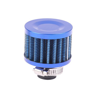 1PC Universal Interface Φίλτρα αέρα αυτοκινήτου 12mm για μοτοσυκλέτα κρύου αέρα εισαγωγής υψηλής ροής Κάλυμμα εξαερισμού στροφαλοθαλάμου Μίνι φίλτρα αναπνοής