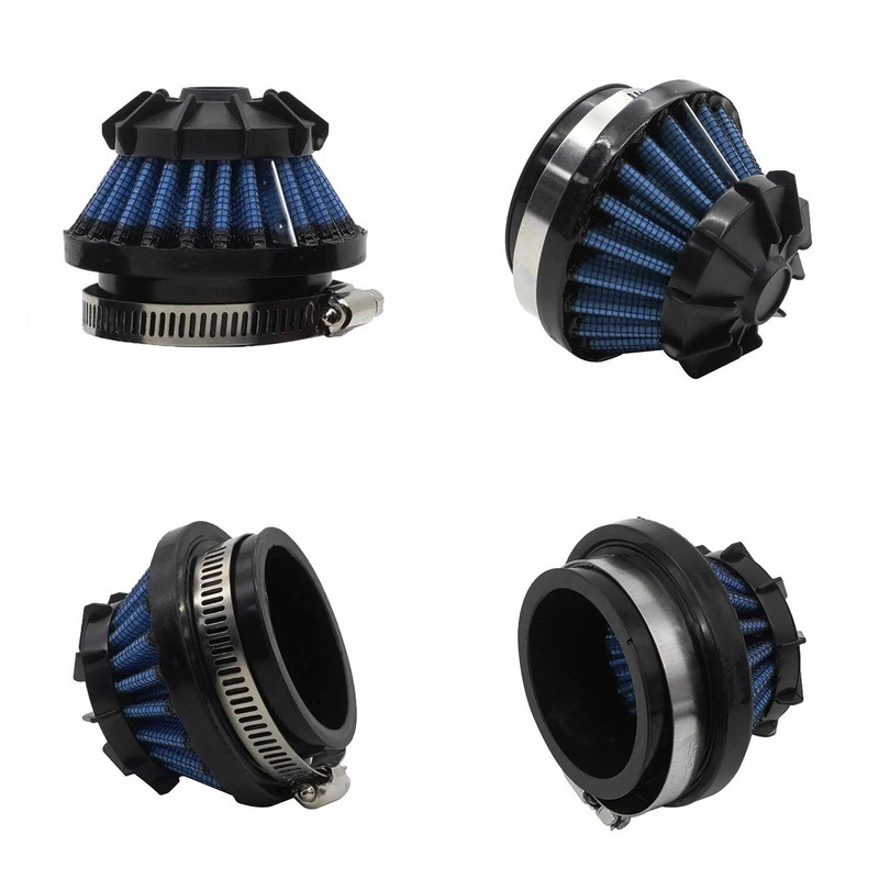 Μοτοσικλέτα φίλτρο υψηλής ροής αέρα Universal 35 42 48 50 mm για καθαριστικό φίλτρο εισαγωγής αέρα καρμπυρατέρ Τροποποιημένο σκούτερ εισαγωγής