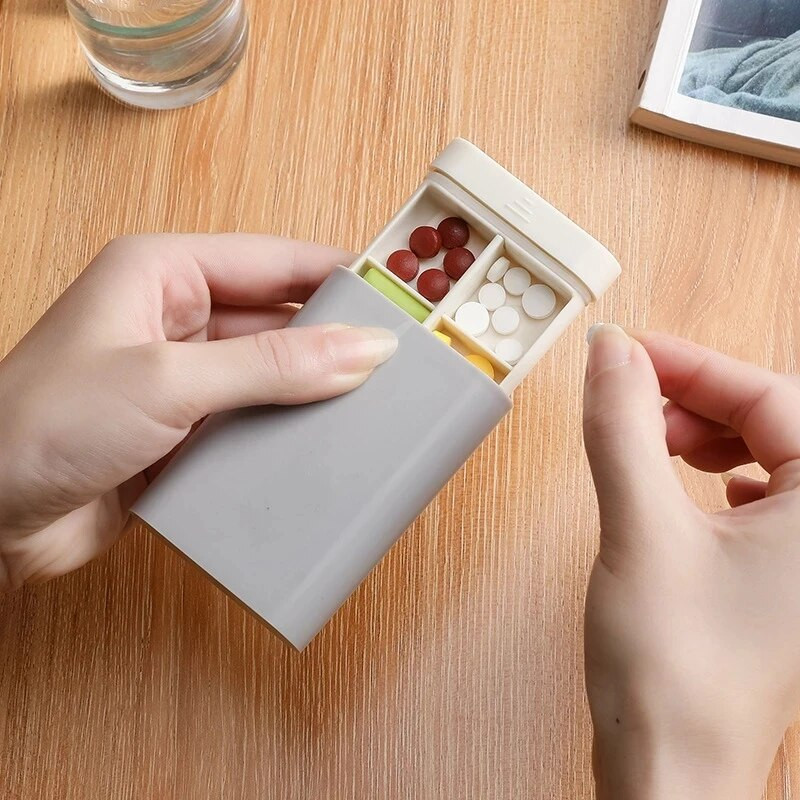 Fashion Portable Nordic Style Pill Box Tablet Pillbox Dispenser Medicine Boxes Dispensing Medical Kit Organizer Θήκη για χάπια ταξιδιού