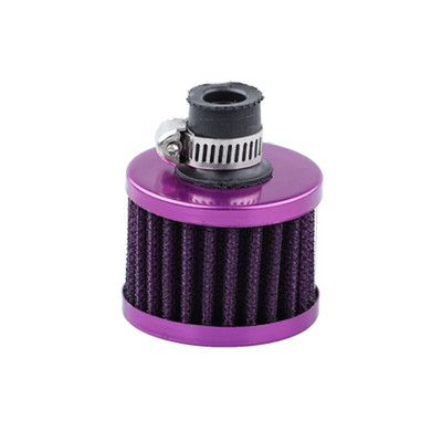 Filtre de aer auto cu interfață universală 12 mm pentru admisie de aer rece pentru motociclete, cu debit mare, capac de aerisire a carterului, mini filtre de aerisire
