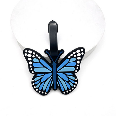 1PC PVC mīkstas gumijas bagāžas birkas Multfilmas vienradzis karšu komplekti Silikona iekāpšanas kartes Bagāžas birkas Piekārtas sūtījumu birkas