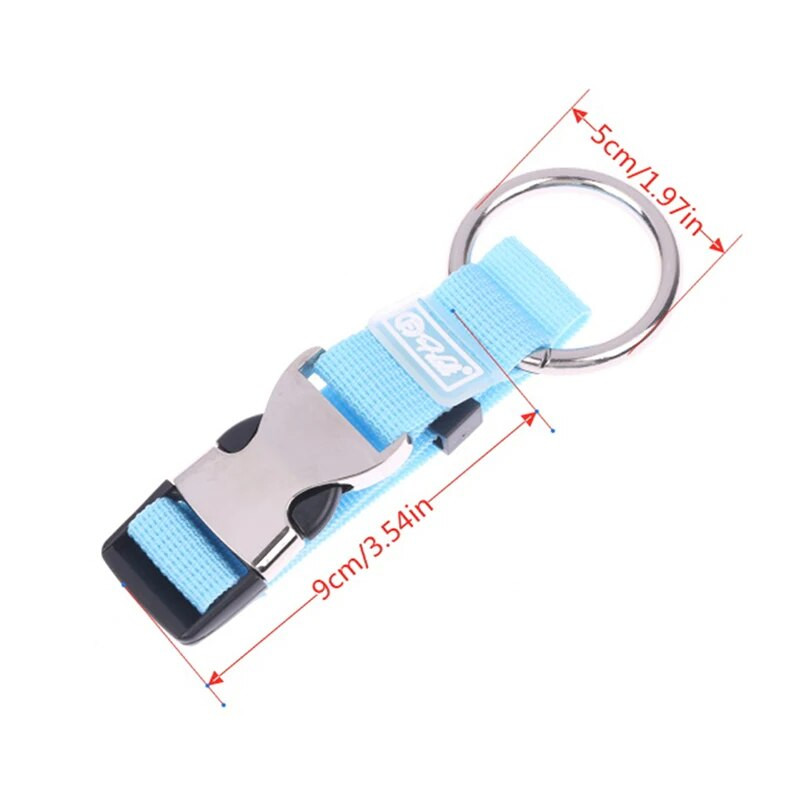 Karstā izpārdošana, pārnēsājama neilona pretaizdzīšanas bagāžas siksnas turētāja satvērējs Pievienot somu rokassomu klipsi Izmantojiet pārnēsāšanai