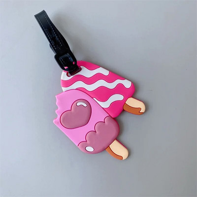 1Gb Bagāžas etiķete Radoša karikatūra čemodāns Modes stils Silīcija bagāžas nosaukums ID adreses etiķete Portatīvo ceļojumu piederumu etiķete