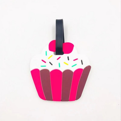 1Gb Bagāžas etiķete Radoša karikatūra čemodāns Modes stils Silīcija bagāžas nosaukums ID adreses etiķete Portatīvo ceļojumu piederumu etiķete