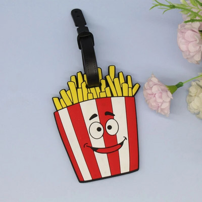 1Gb Bagāžas etiķete Radoša karikatūra čemodāns Modes stils Silīcija bagāžas nosaukums ID adreses etiķete Portatīvo ceļojumu piederumu etiķete